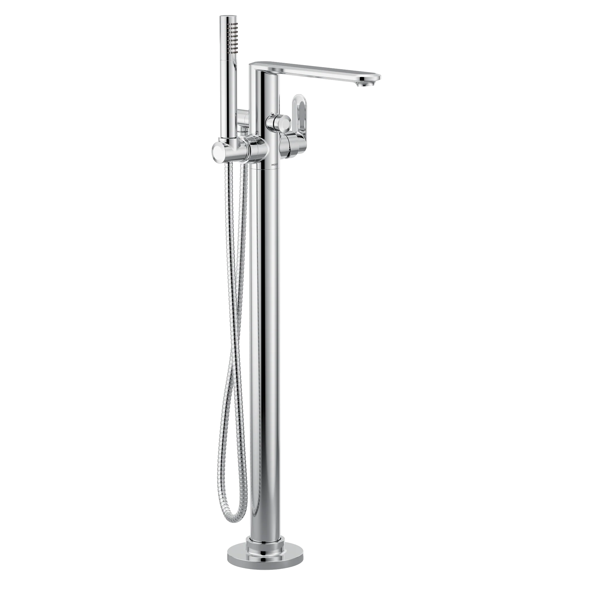 7315-Greenfield-Chrome-one-handle-tub-filler-includes-hand-shower-13.webp Greenfield Chrome one-handle tub filler includes hand shower