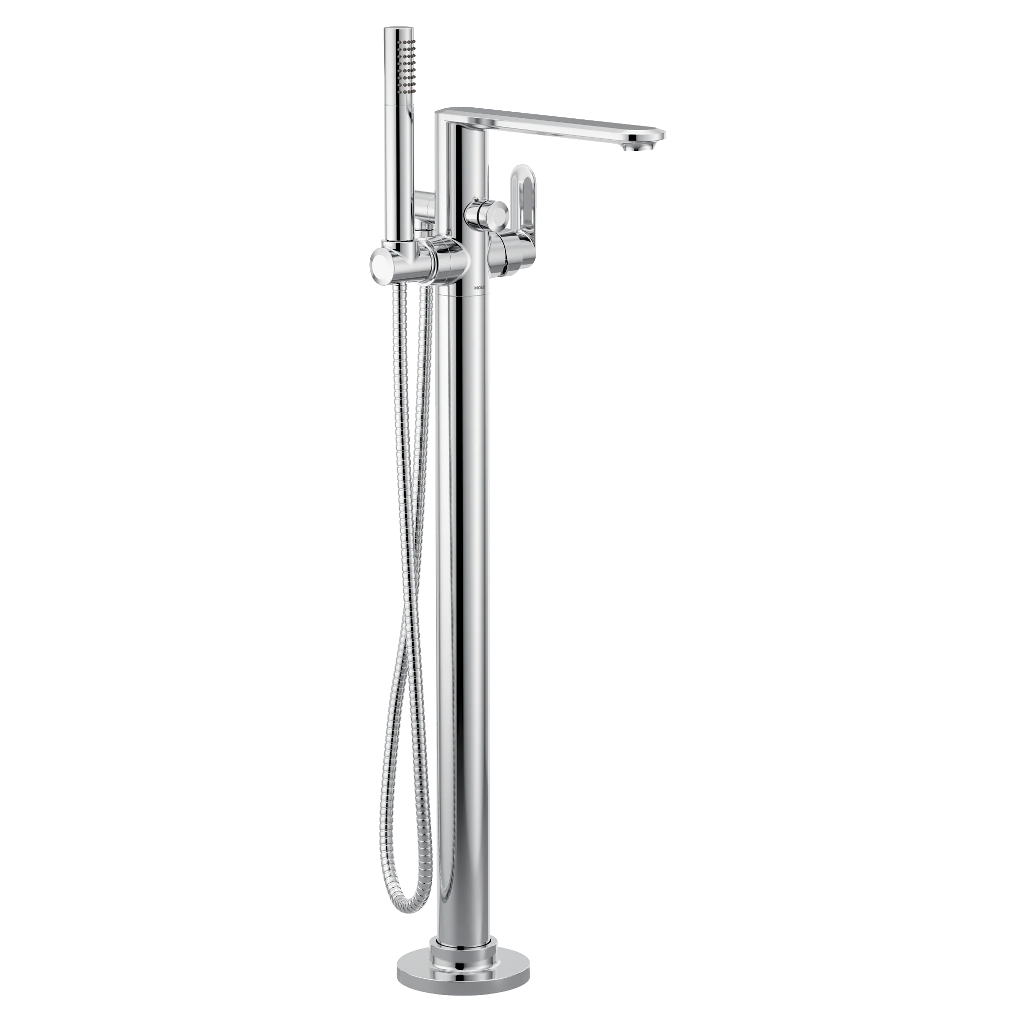 7315-Greenfield-Chrome-one-handle-tub-filler-includes-hand-shower-14.webp Greenfield Chrome one-handle tub filler includes hand shower