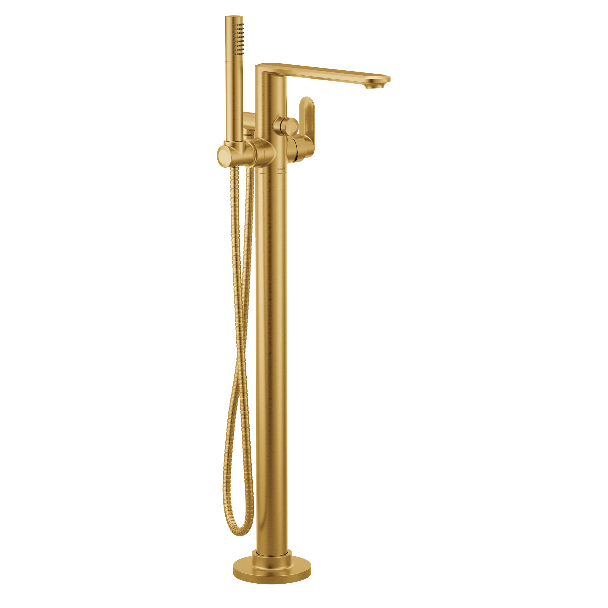 7315-Greenfield-Chrome-one-handle-tub-filler-includes-hand-shower-2.webp Greenfield Chrome one-handle tub filler includes hand shower