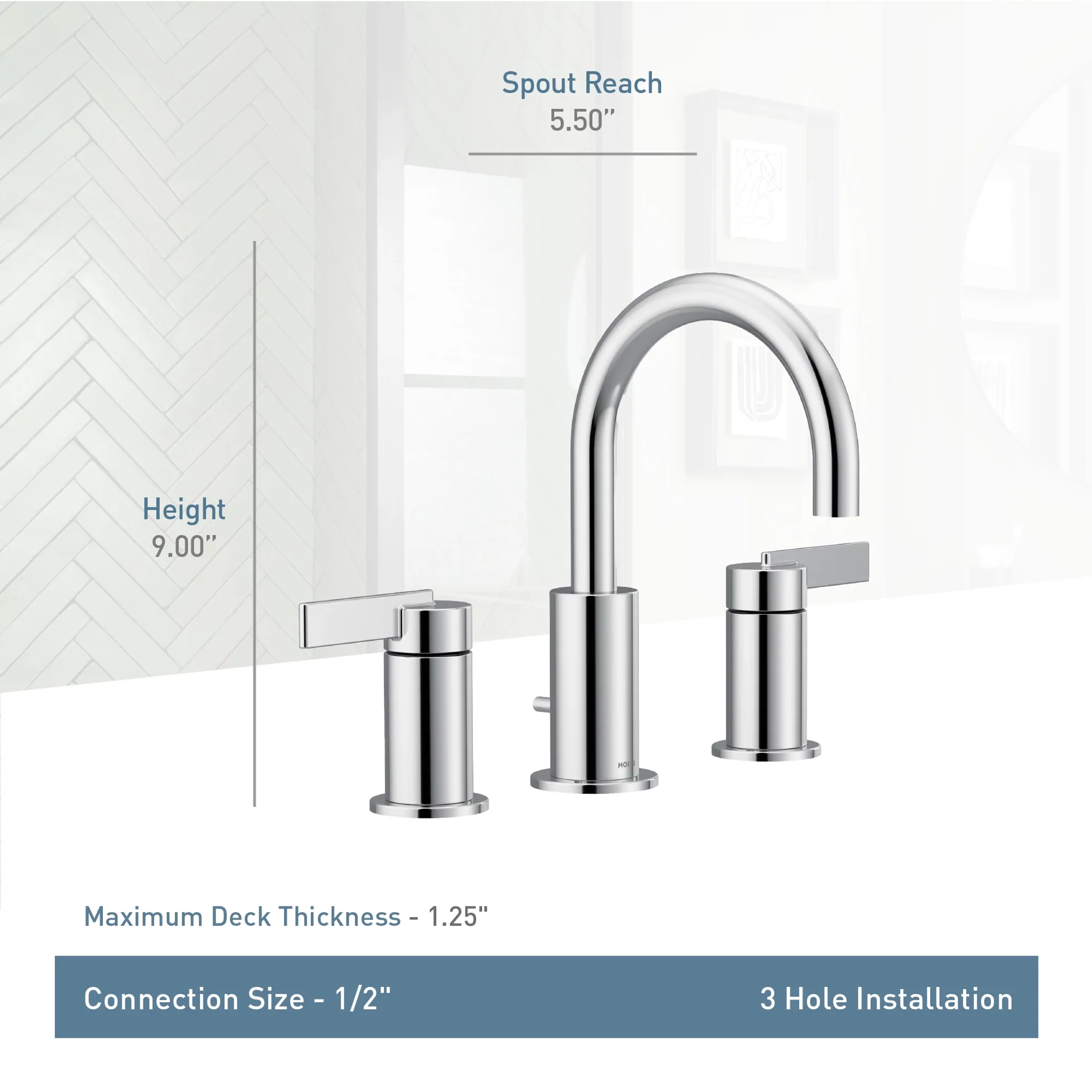 743-Cia-Chrome-two-handle-bathroom-faucet-28.webp Cia Chrome two-handle bathroom faucet
