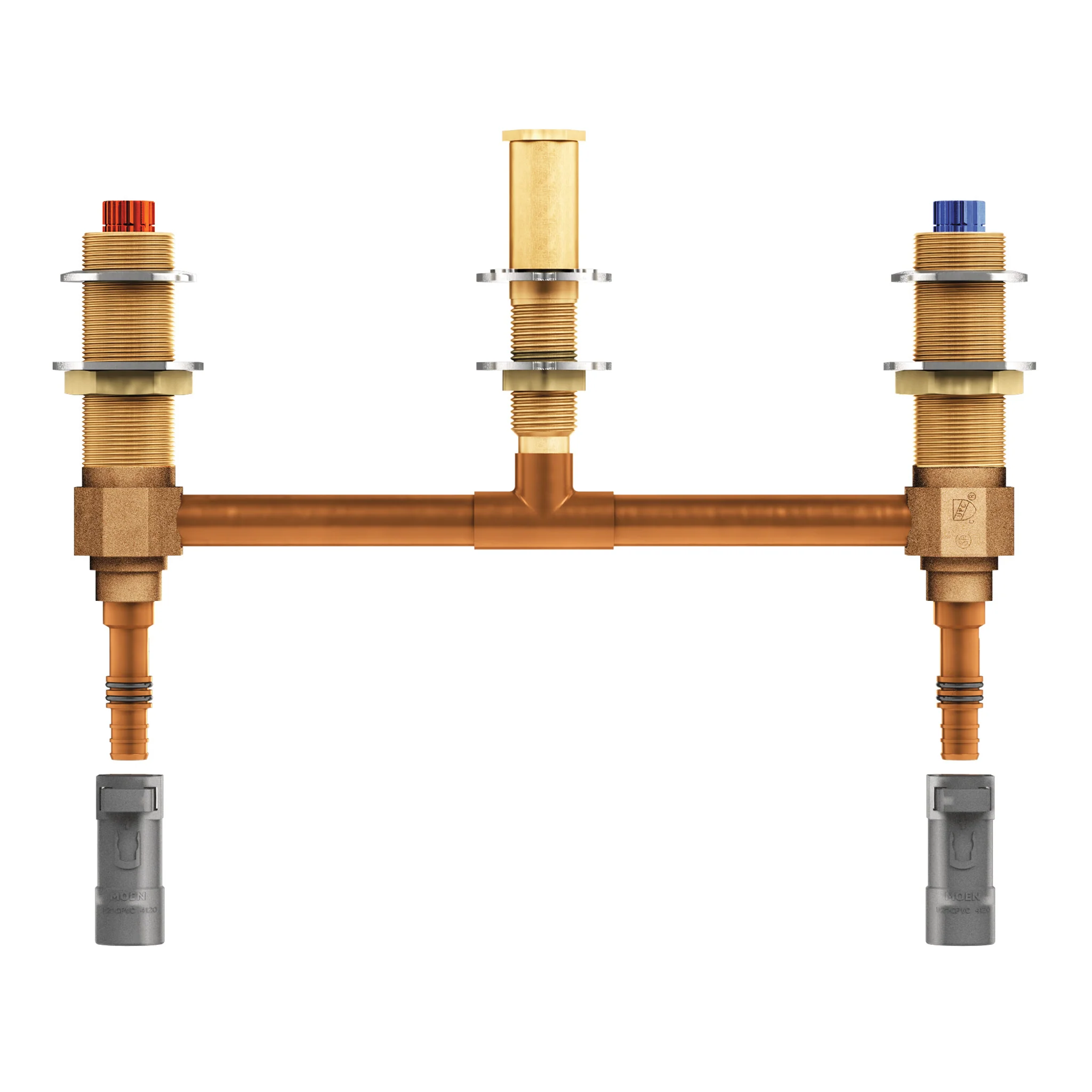 7624-M-pact-Two-Handle-Roman-Tub-Valve-10-Centers-1-2-Pex-With-1-2-Cpvc-Adapters-2.webp M-pact Two Handle Roman Tub Valve 10" Centers 1/2" Pex With 1/2" Cpvc Adapters