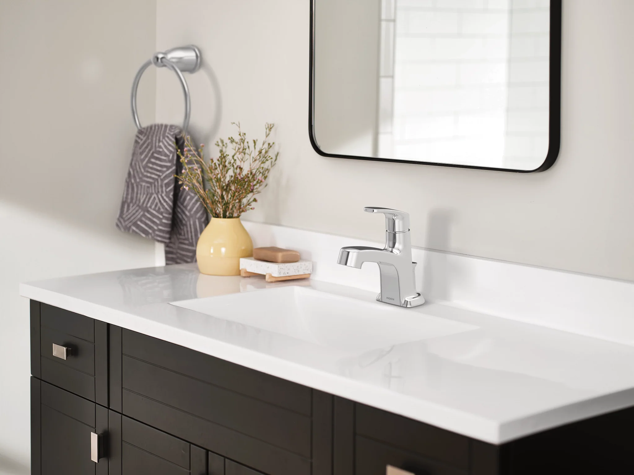 7745-Chateau-Chrome-one-handle-low-arc-bathroom-faucet-3.webp Chateau Chrome one-handle low arc bathroom faucet