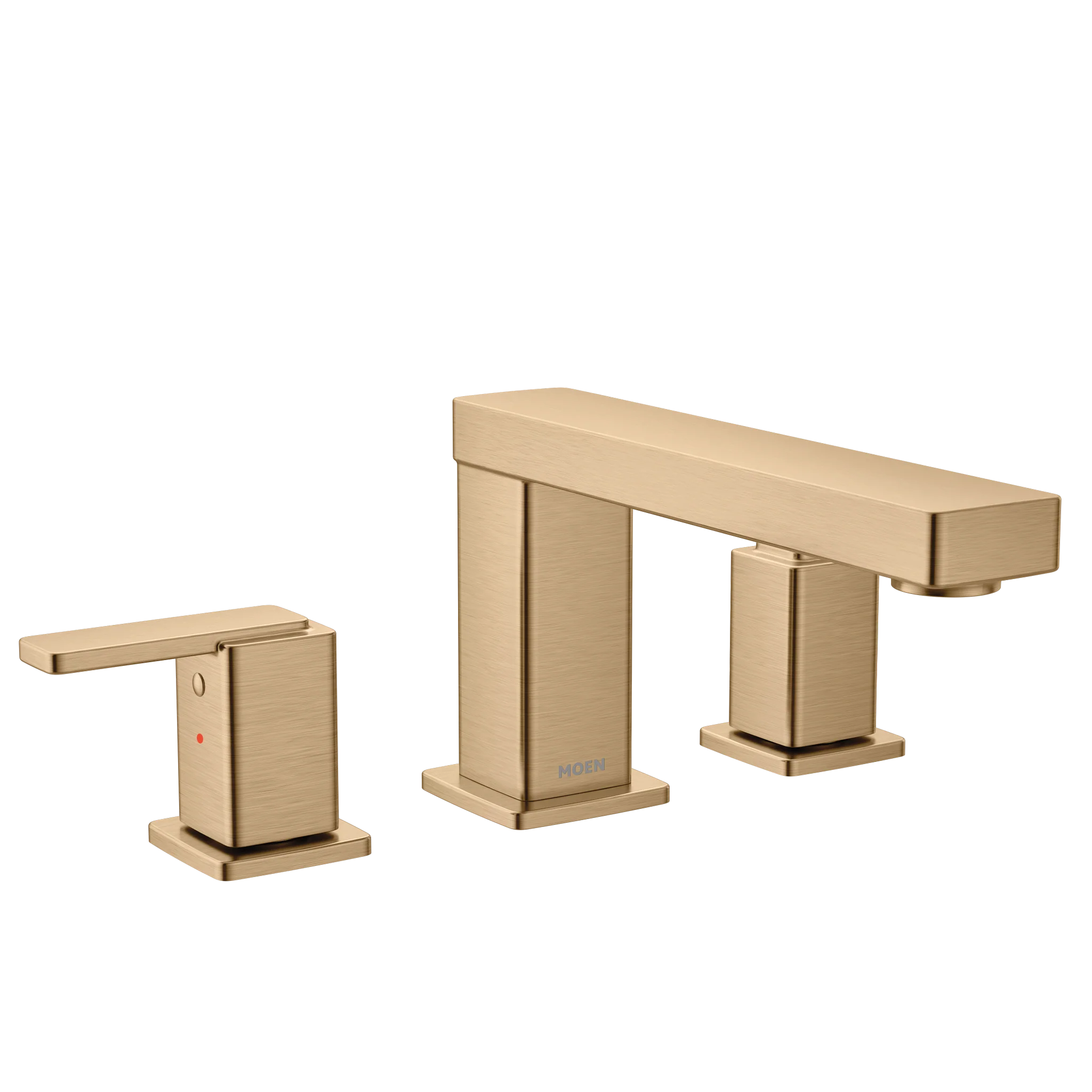 Method Chrome Two-Handle Low Arc Bathroom Faucet