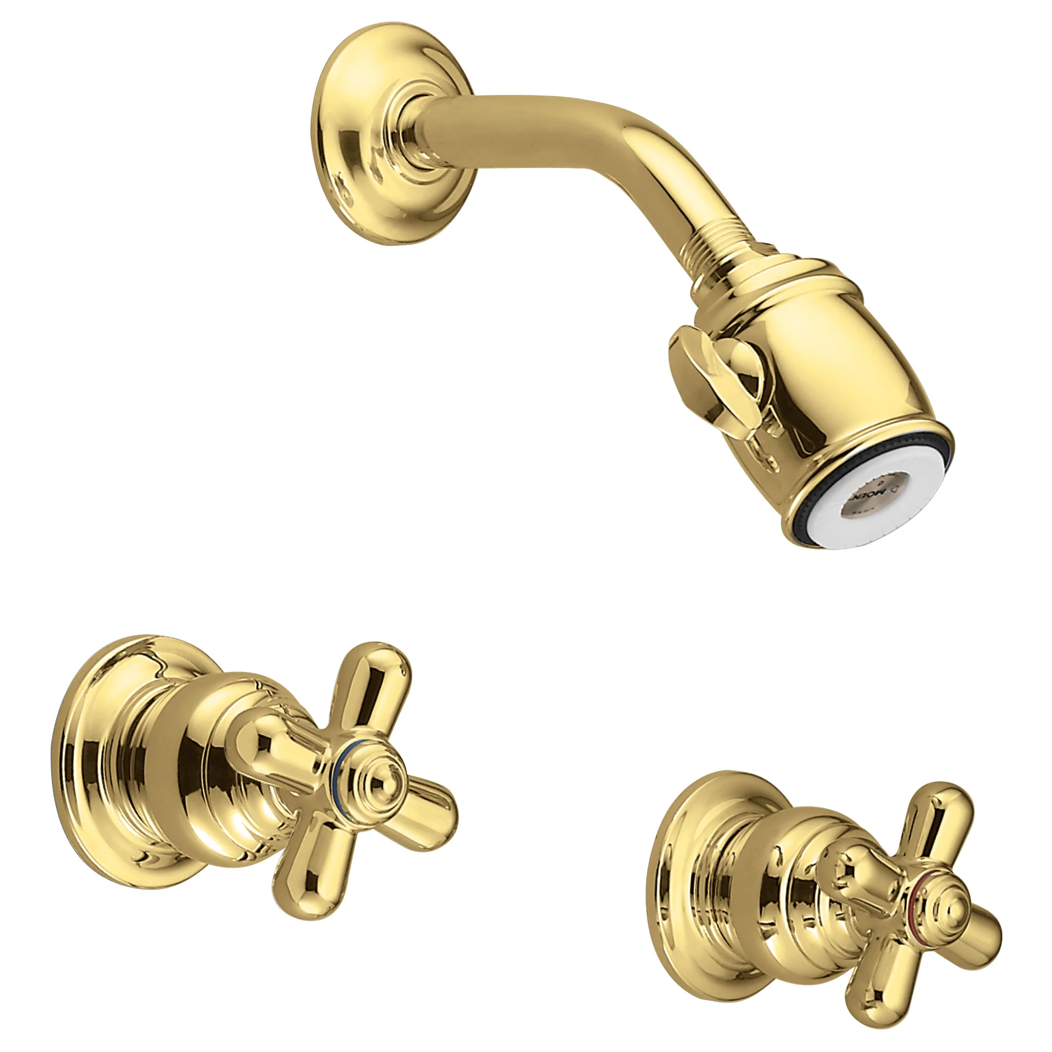 Monticello Polished brass Replacement Handle Knob Insert