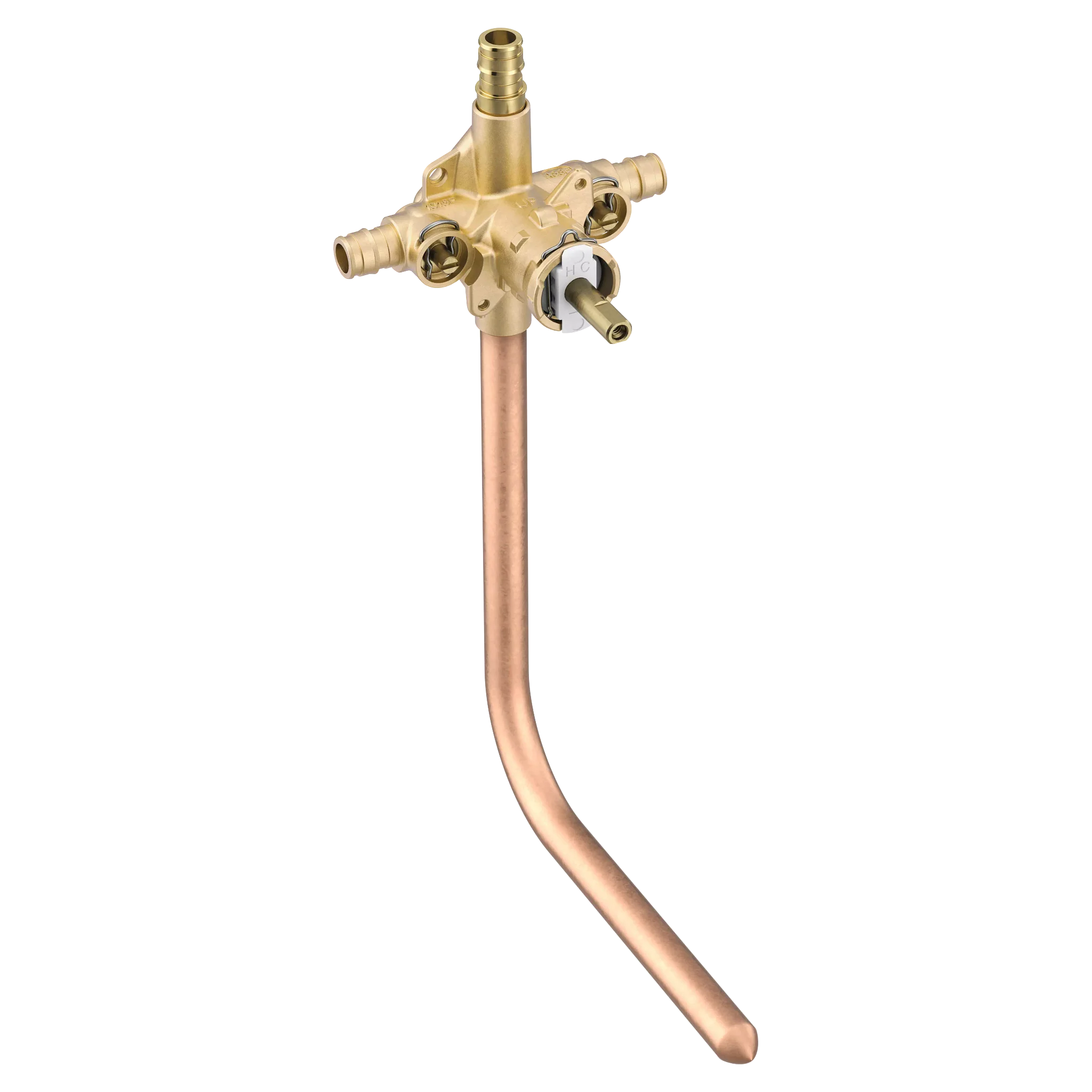 M-Pact Includes bulk pack Posi-Temp(R) 1/2" cold exp PEX with cc/ips tub connection pressure balancing