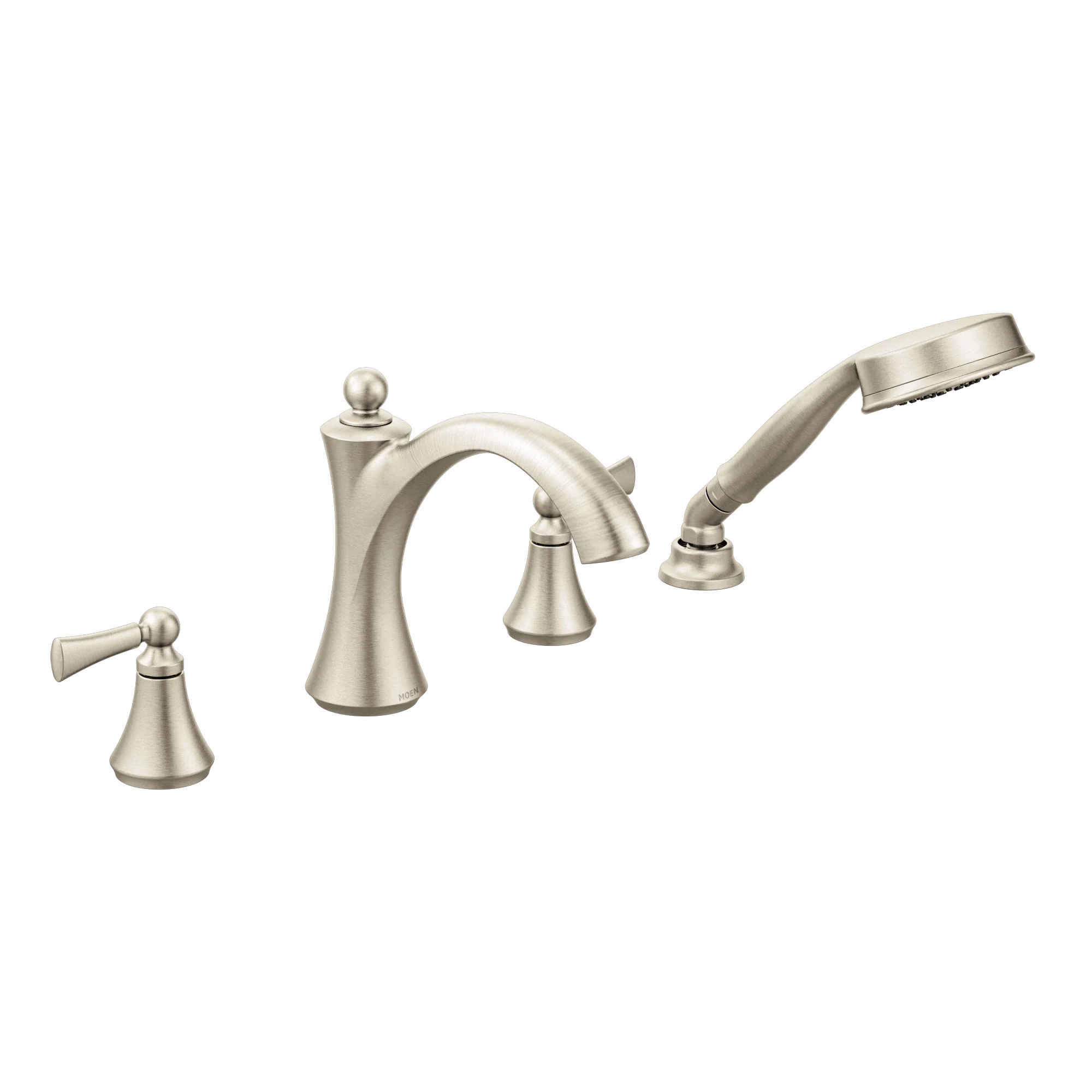 8071-Wynford-Chrome-Two-Handle-Diverter-Roman-Tub-Faucet-including-Handheld-Shower-1.webp Wynford Chrome Two-Handle Diverter Roman Tub Faucet including Handheld Shower