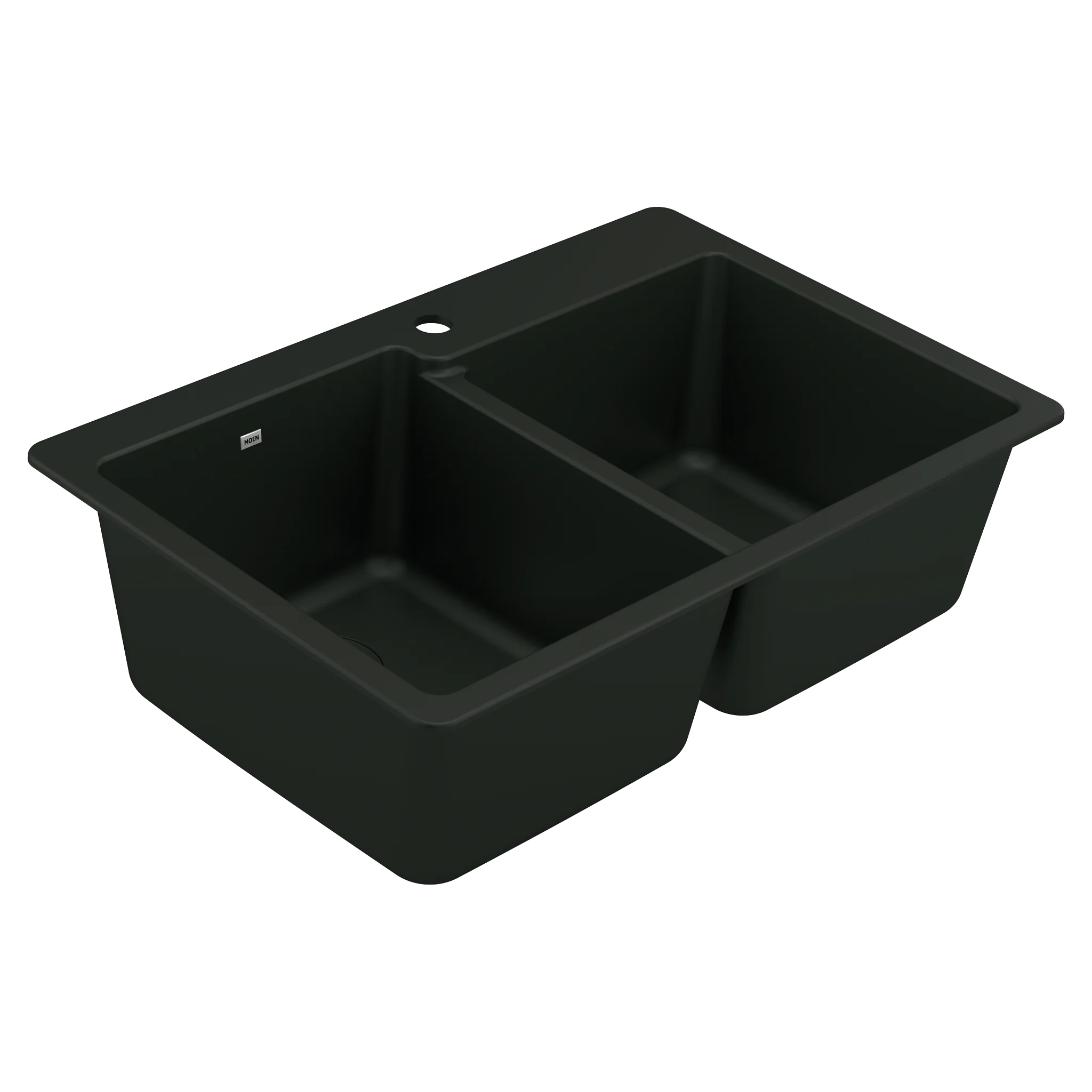 Host 33" Granite Dual Mount Double Bowl Sink