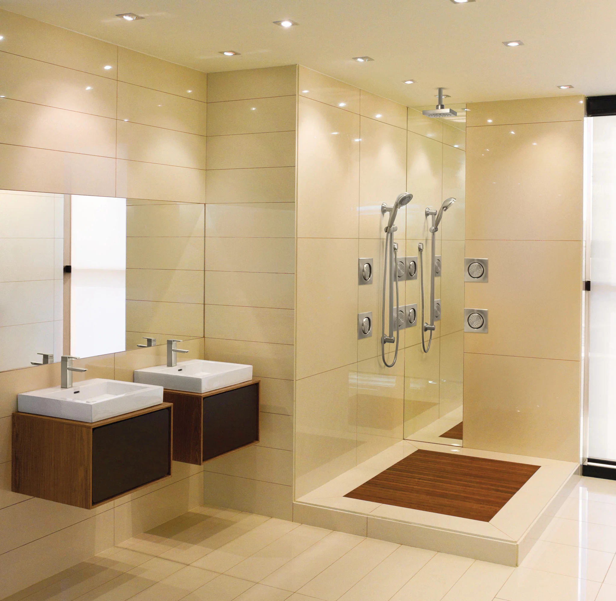 90 Degree Chrome One-Handle Low Arc Bathroom Faucet