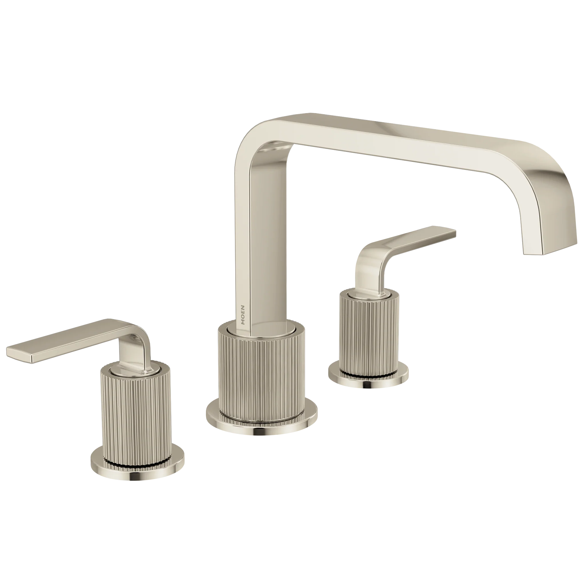 Cambium Chrome two-handle high arc roman tub faucet