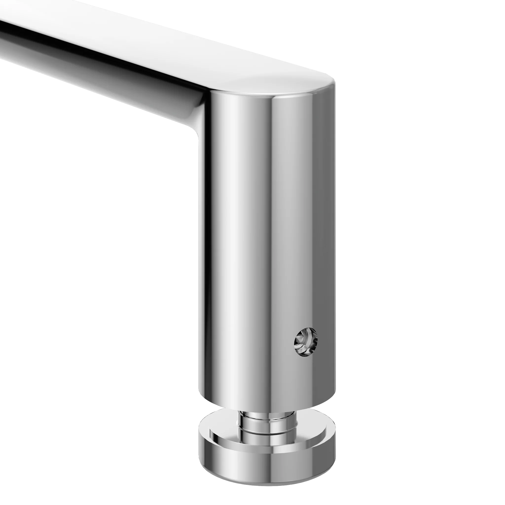 8567-Contemporary-Chrome-18-shower-door-towel-bar-6.webp Contemporary Chrome 18" shower door towel bar