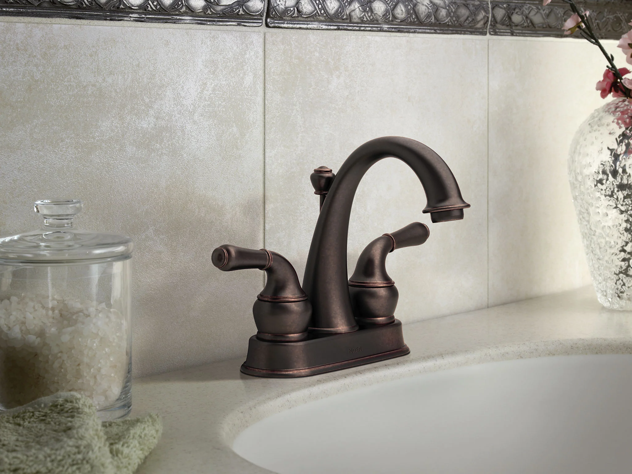 8664-Monticello-Oil-rubbed-bronze-two-handle-low-arc-bathroom-faucet-2.webp Monticello Oil rubbed bronze two-handle low arc bathroom faucet