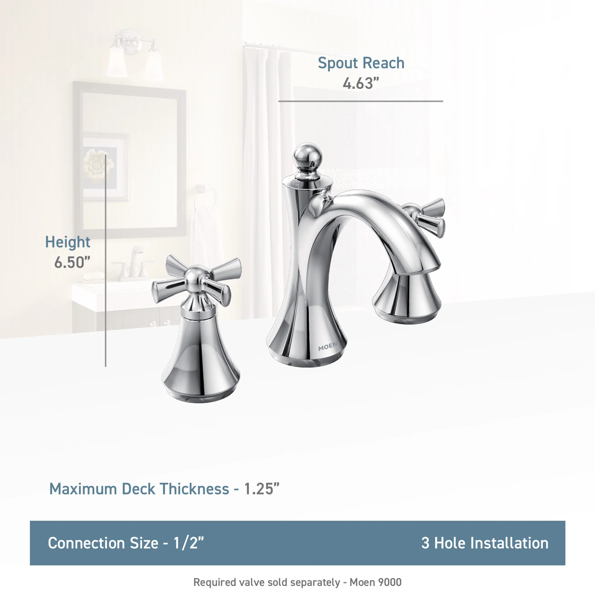 8678-Wynford-Chrome-two-handle-high-arc-bathroom-faucet-13.webp Wynford Chrome two-handle high arc bathroom faucet