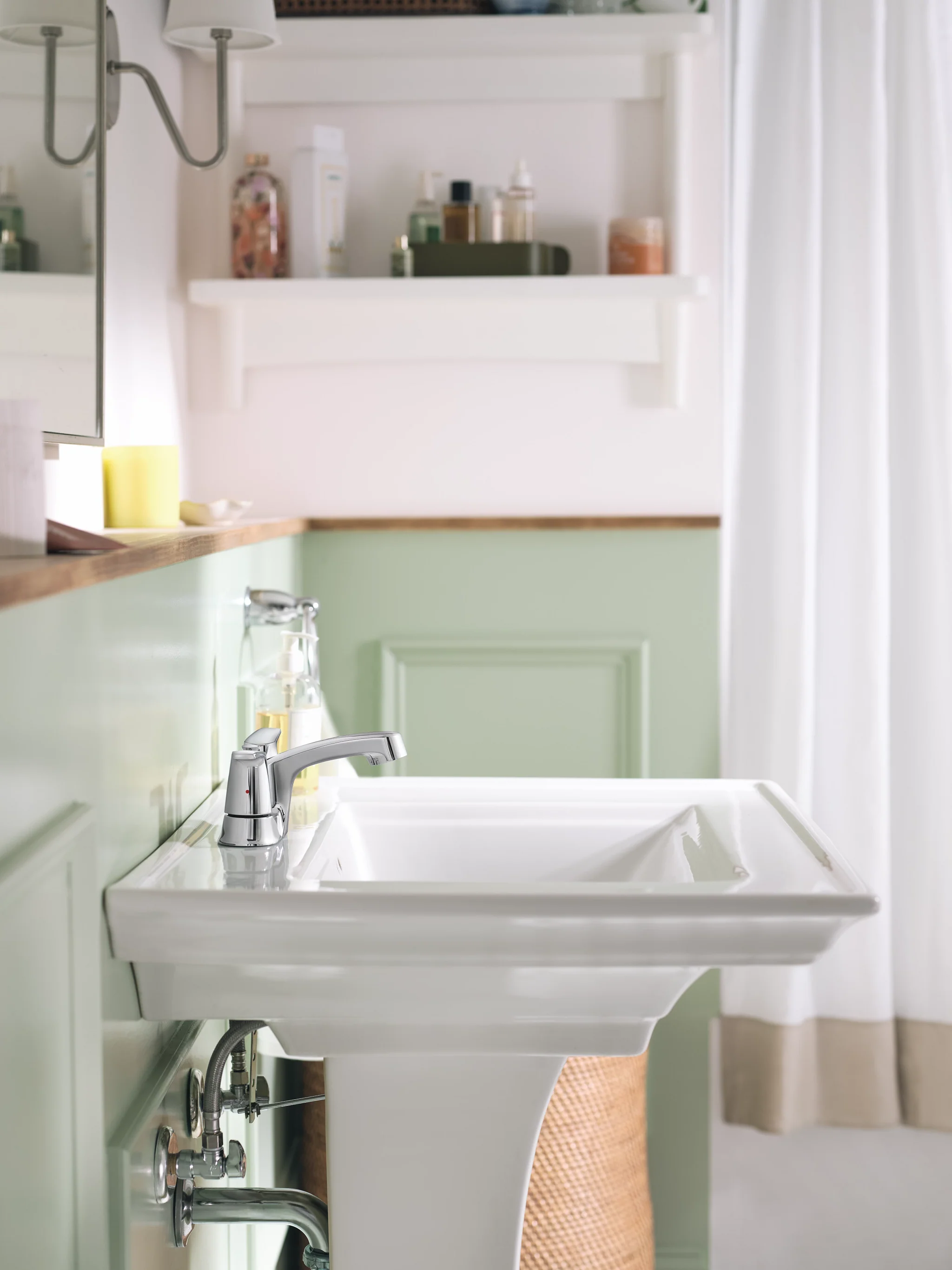 8706-Chateau-Chrome-two-handle-low-arc-bathroom-faucet-6.webp Chateau Chrome two-handle low arc bathroom faucet