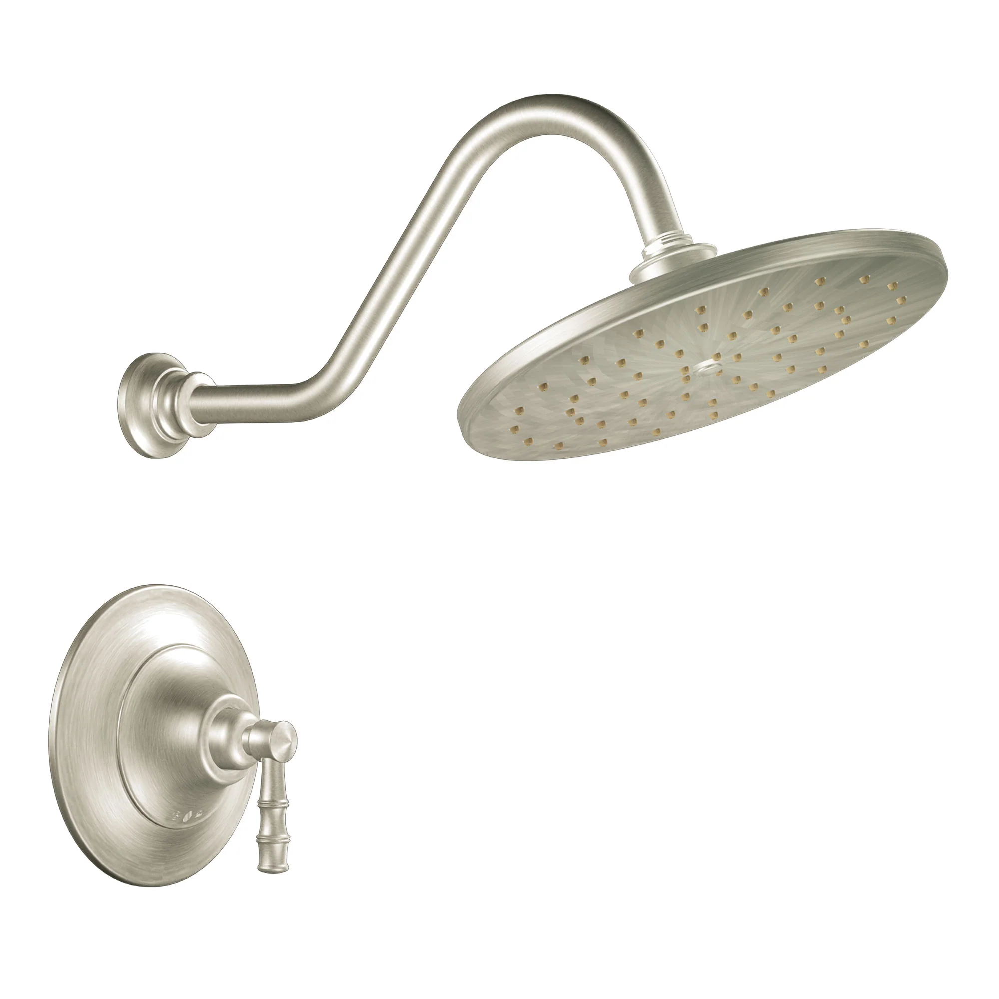 8894-Bamboo-Brushed-nickel-Posi-Temp-R-shower-only-1.webp Bamboo Brushed nickel Posi-Temp(R) shower only