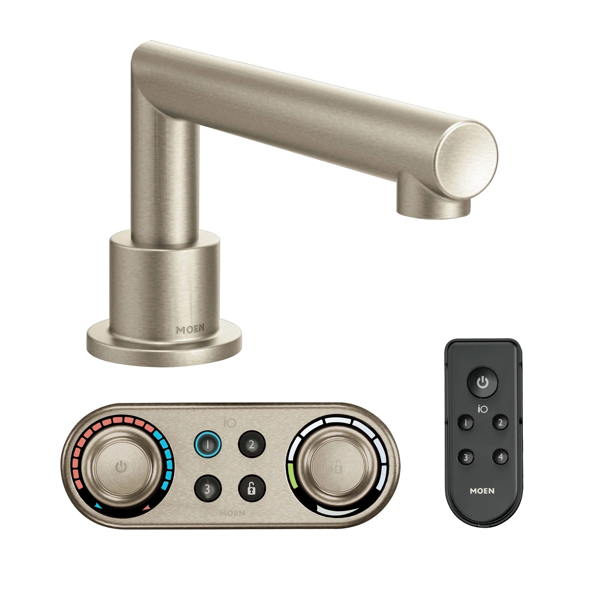 8911-Arris-Chrome-roman-tub-faucet-includes-IoDIGITAL-R-technology-1.webp Arris Chrome roman tub faucet includes IoDIGITAL(R) technology