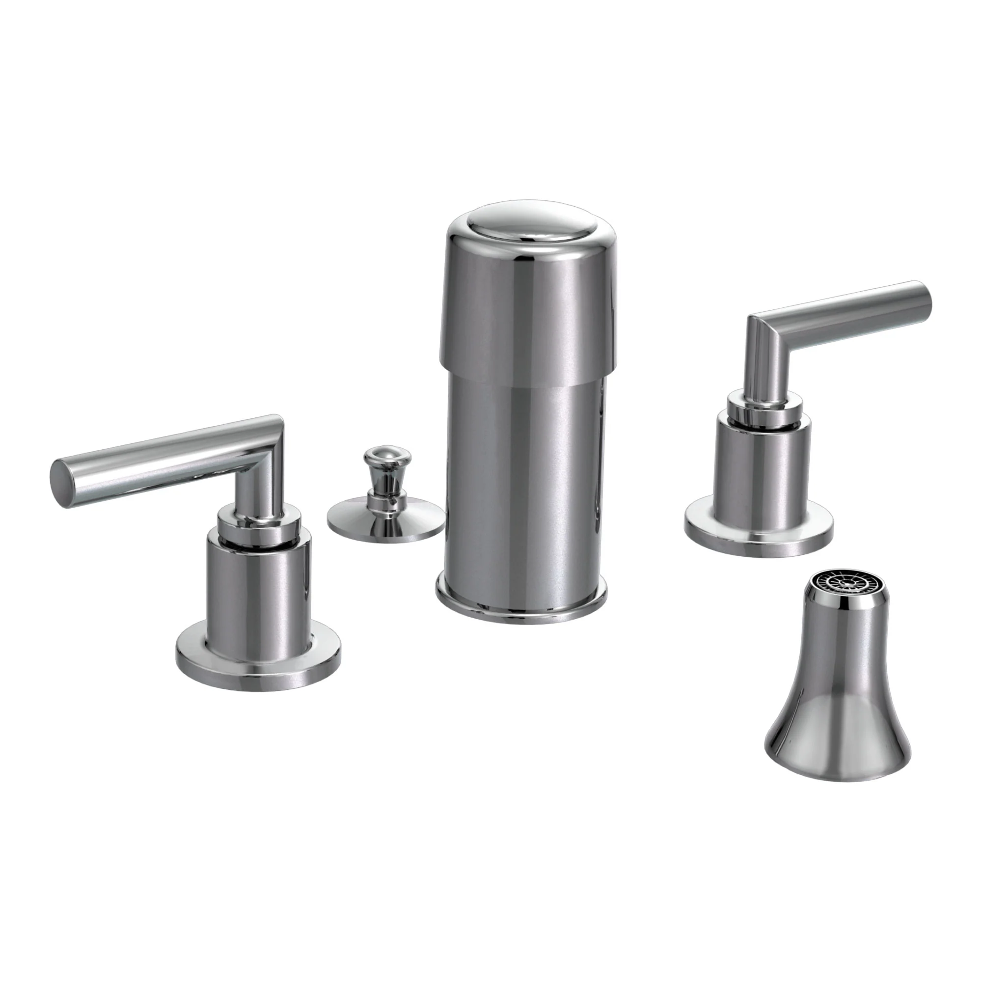8942-Arris-Chrome-two-handle-bidet-faucet-3.webp Arris Chrome two-handle bidet faucet