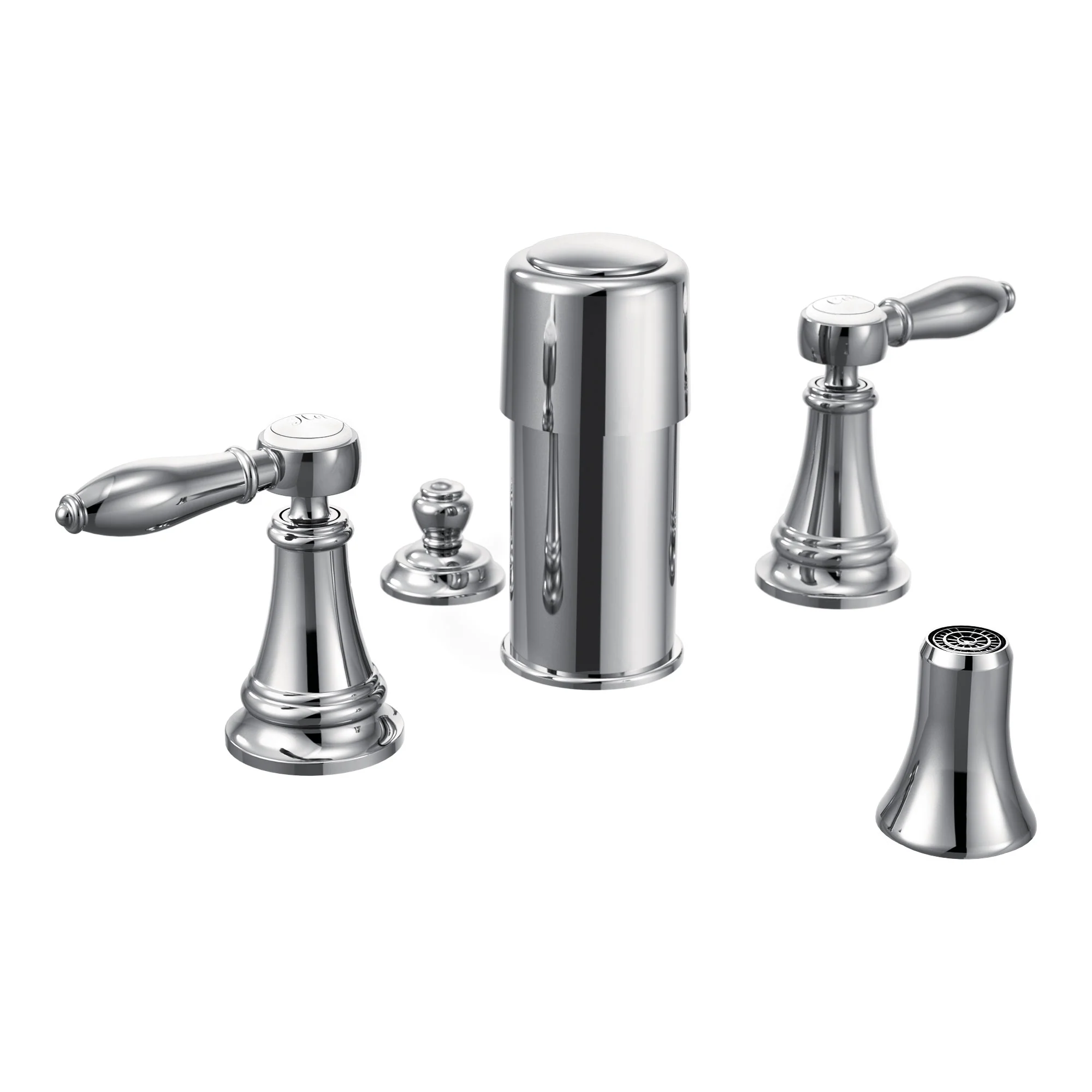 9020-Weymouth-Chrome-two-handle-bidet-faucet-3.webp Weymouth Chrome two-handle bidet faucet