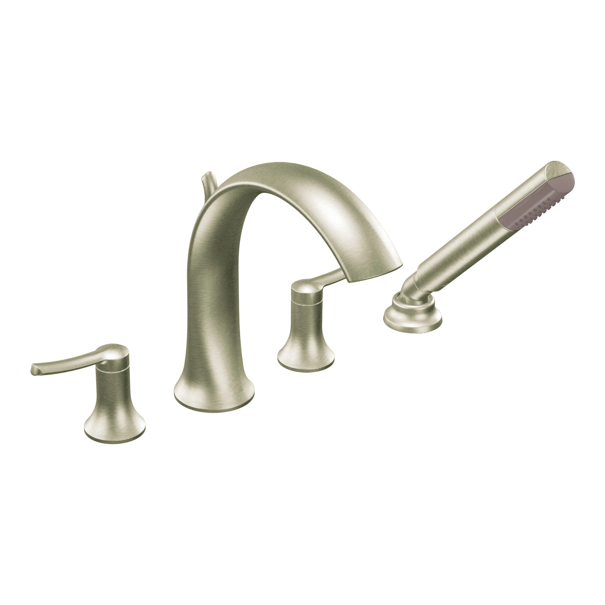 9270-Fina-Chrome-two-handle-high-arc-roman-tub-faucet-includes-hand-shower-2.webp Fina Chrome two-handle high arc roman tub faucet includes hand shower
