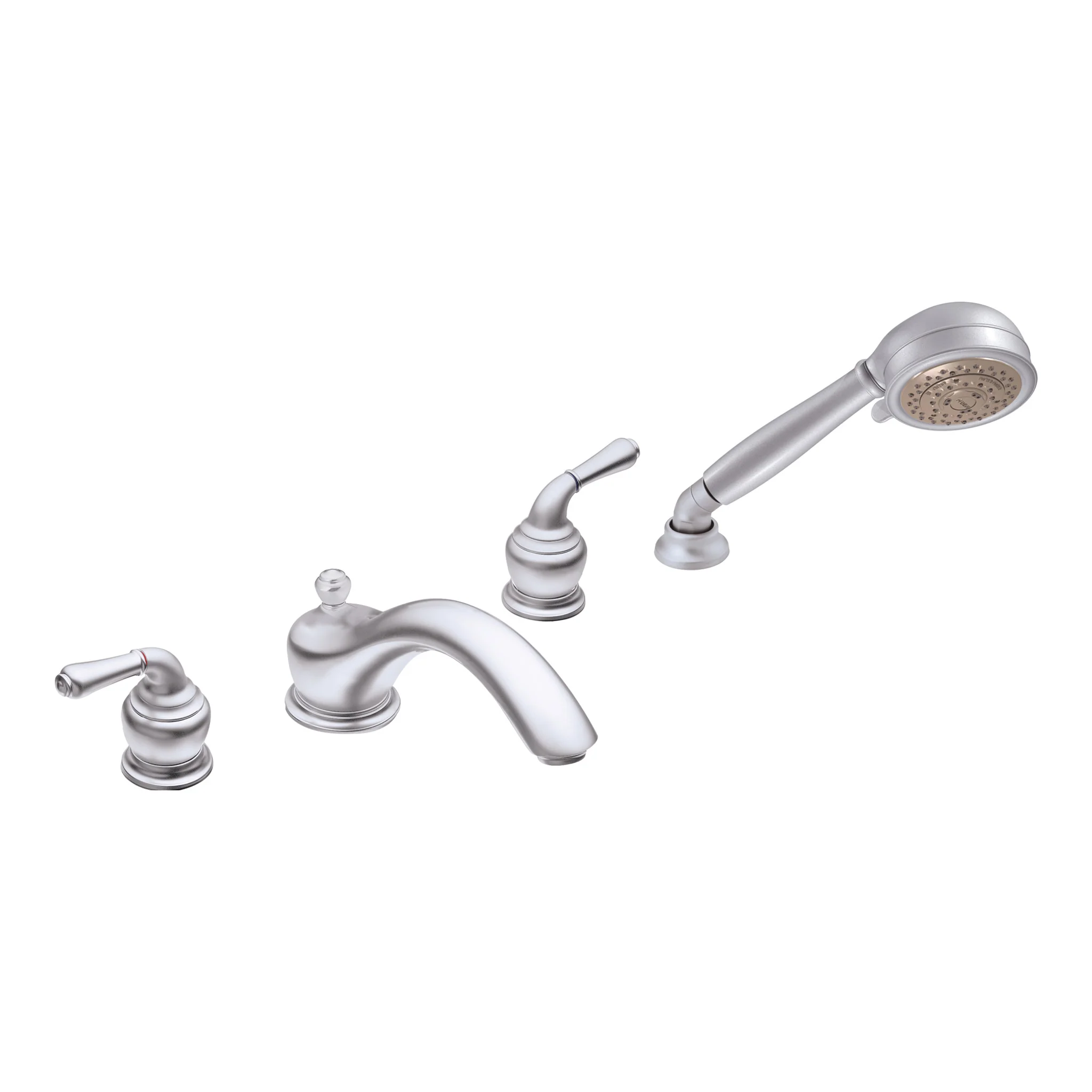 9350-Monticello-Chrome-two-handle-low-arc-roman-tub-faucet-includes-hand-shower-6.webp Monticello Chrome two-handle low arc roman tub faucet includes hand shower