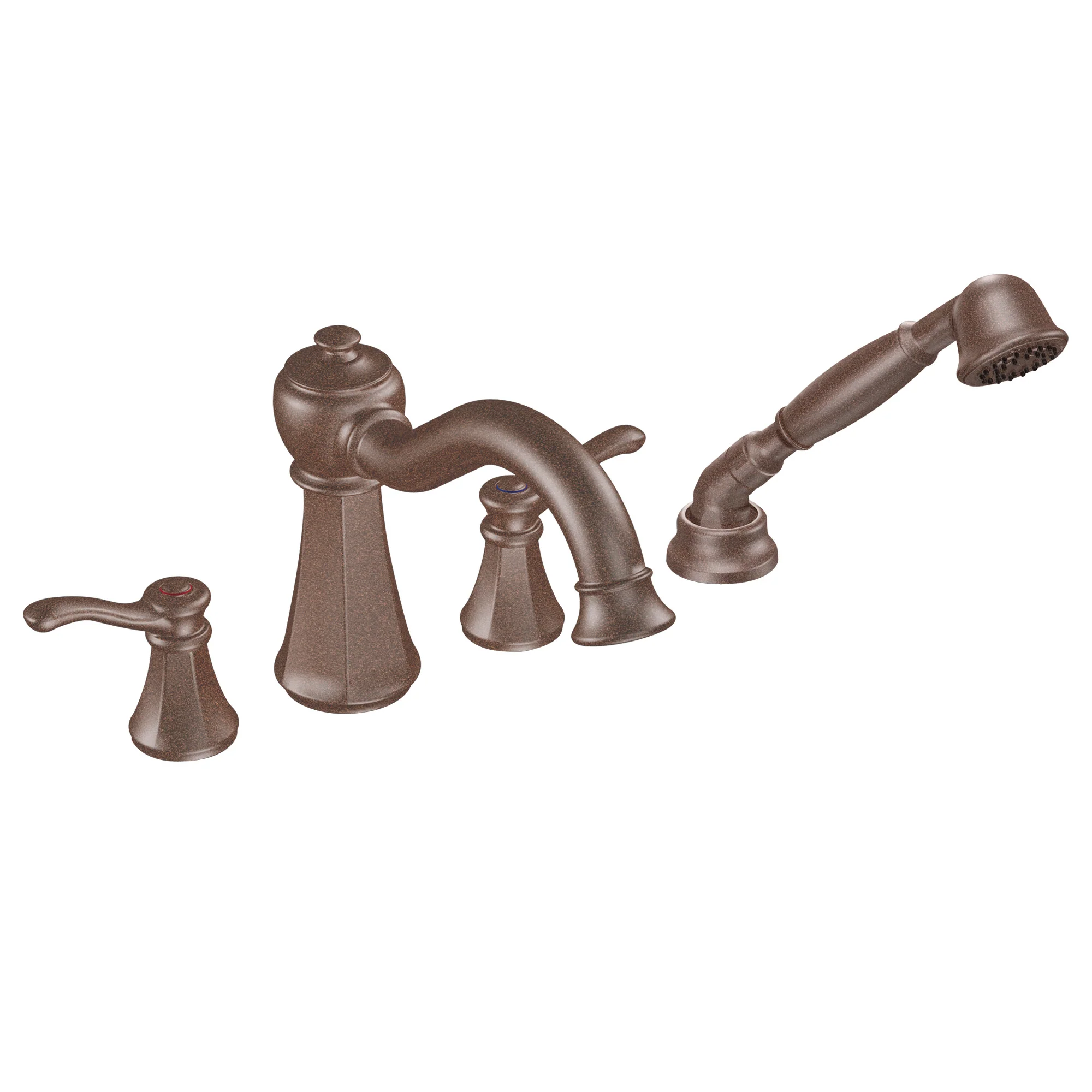 9384-Vestige-Chrome-two-handle-high-arc-roman-tub-faucet-includes-hand-shower-3.webp Vestige Chrome two-handle high arc roman tub faucet includes hand shower