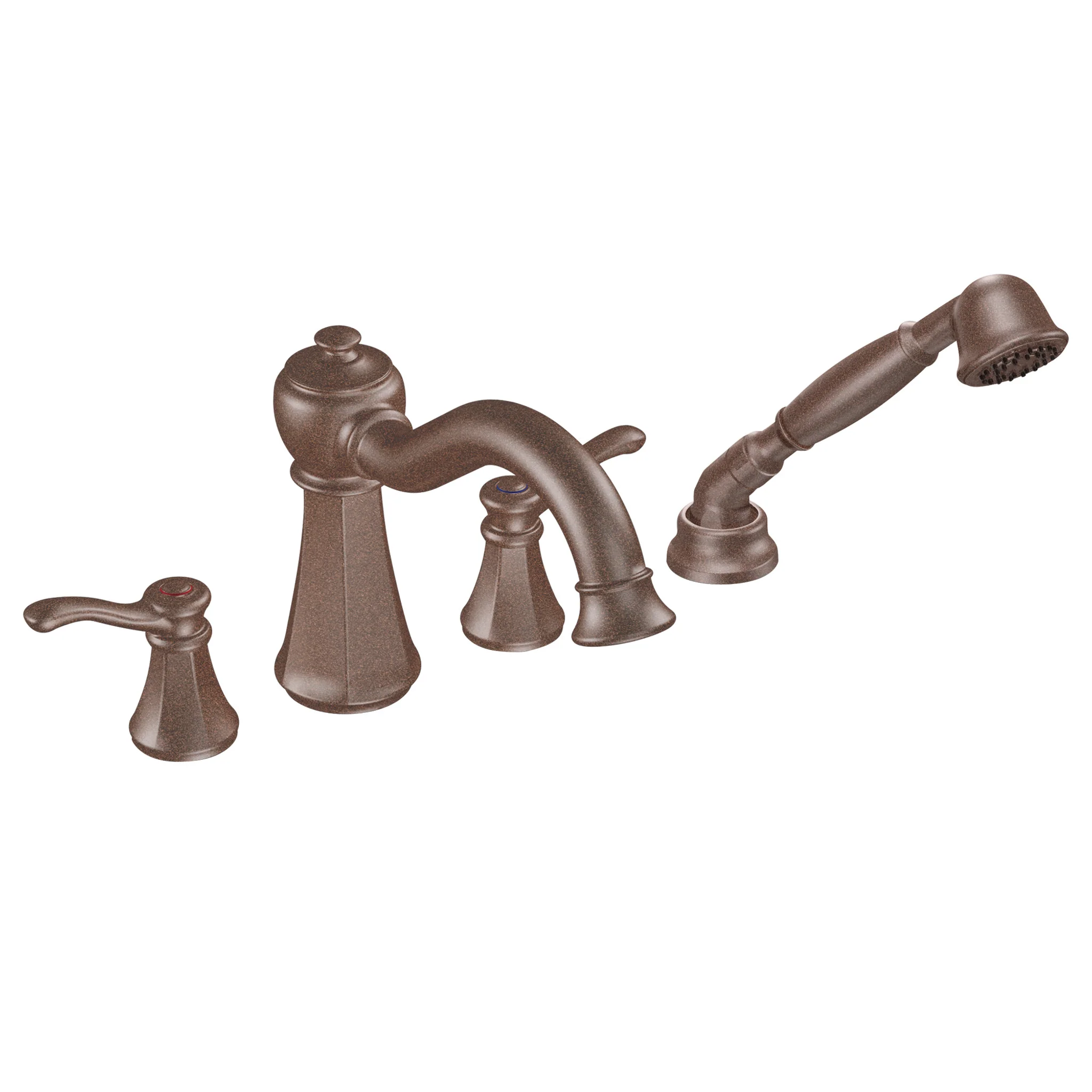 9384-Vestige-Chrome-two-handle-high-arc-roman-tub-faucet-includes-hand-shower-4.webp Vestige Chrome two-handle high arc roman tub faucet includes hand shower