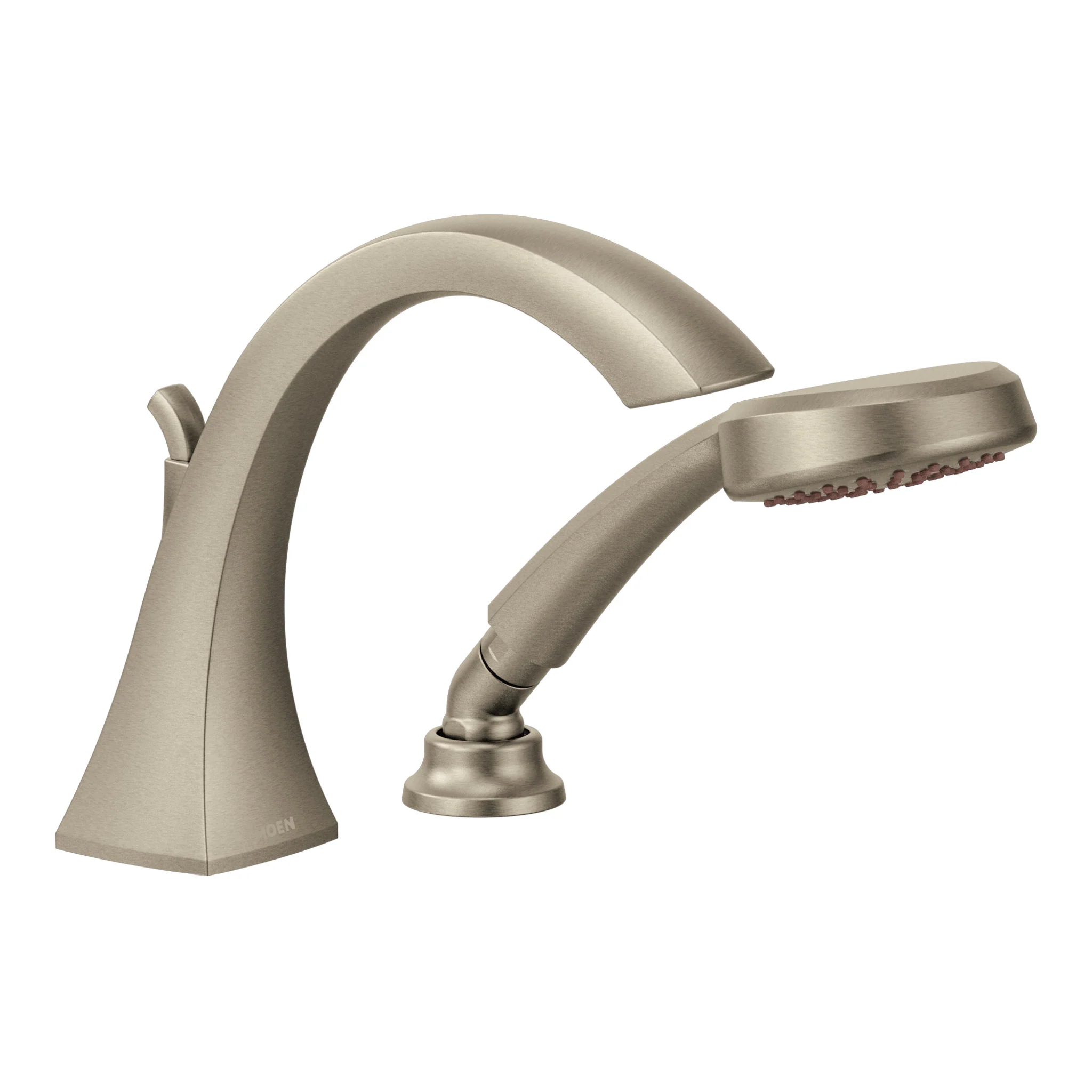 9420-Voss-Chrome-high-arc-roman-tub-faucet-includes-hand-shower-2.webp Voss Chrome high arc roman tub faucet includes hand shower