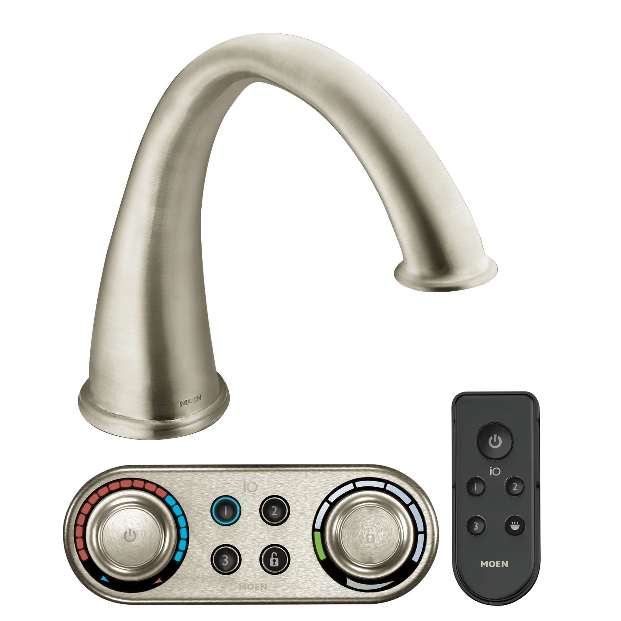 9428-Kingsley-Chrome-high-arc-roman-tub-faucet-includes-IoDIGITAL-R-technology-2.webp Kingsley Chrome high arc roman tub faucet includes IoDIGITAL(R) technology
