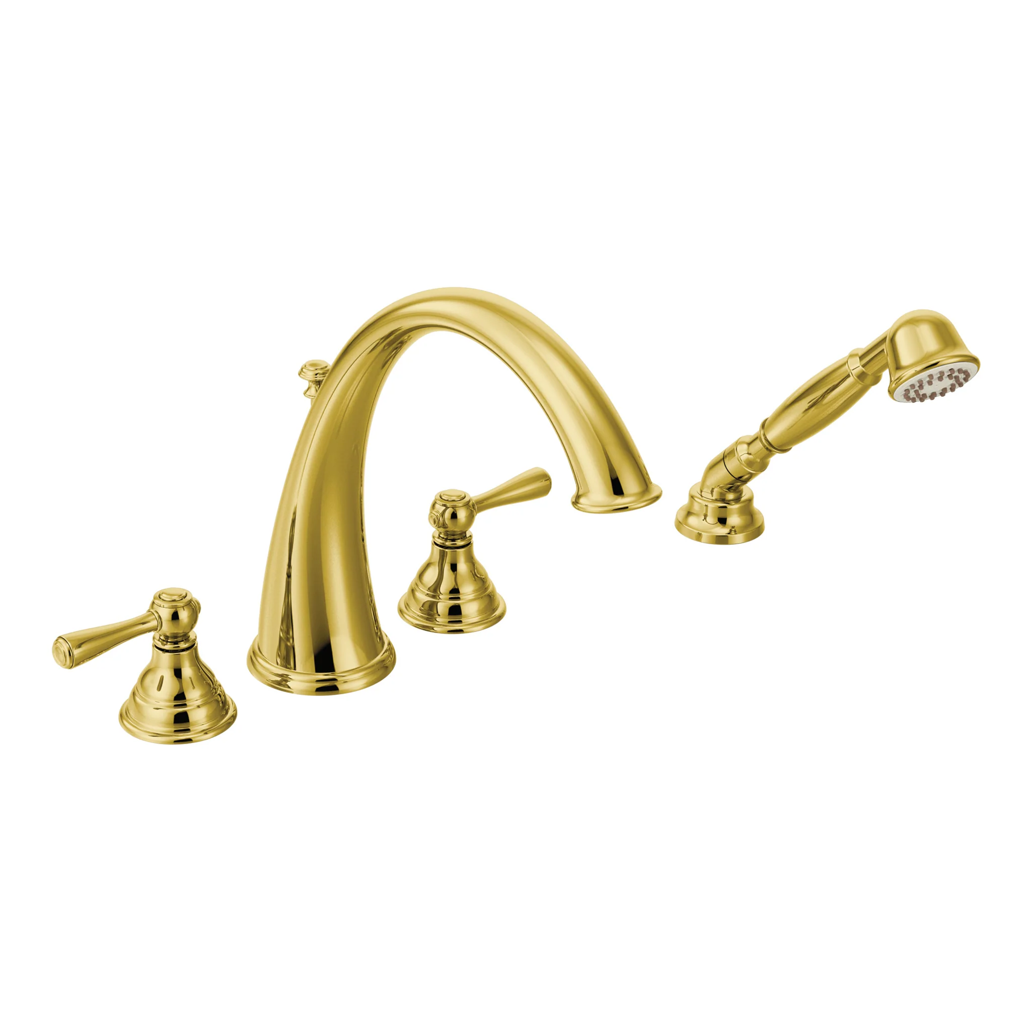 9437-Kingsley-Chrome-Two-Handle-High-Arc-Roman-Tub-Faucet-including-Handheld-Shower-7.webp Kingsley Chrome Two-Handle High Arc Roman Tub Faucet including Handheld Shower