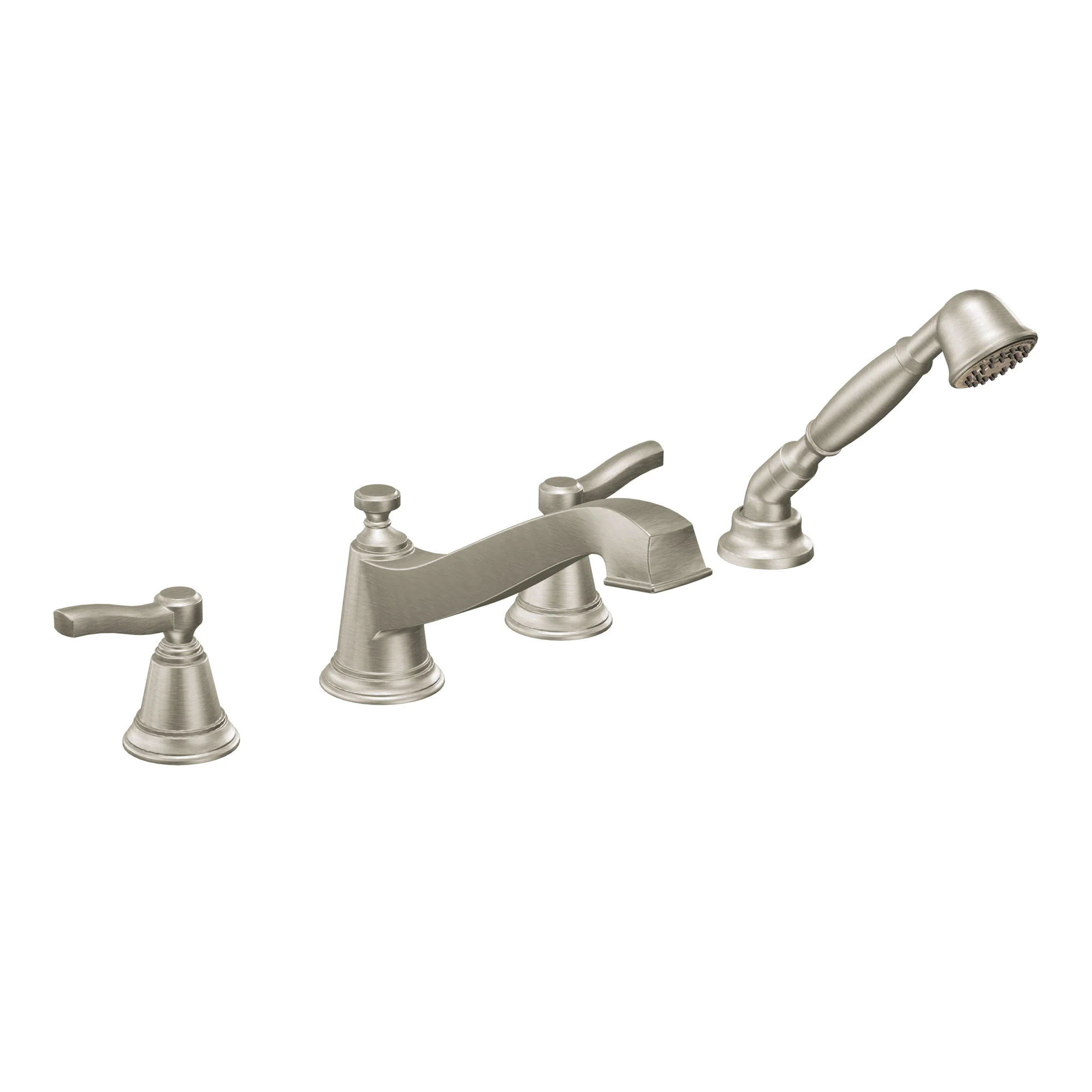 9475-Rothbury-Chrome-two-handle-low-arc-roman-tub-faucet-includes-hand-shower-6.webp Rothbury Chrome two-handle low arc roman tub faucet includes hand shower