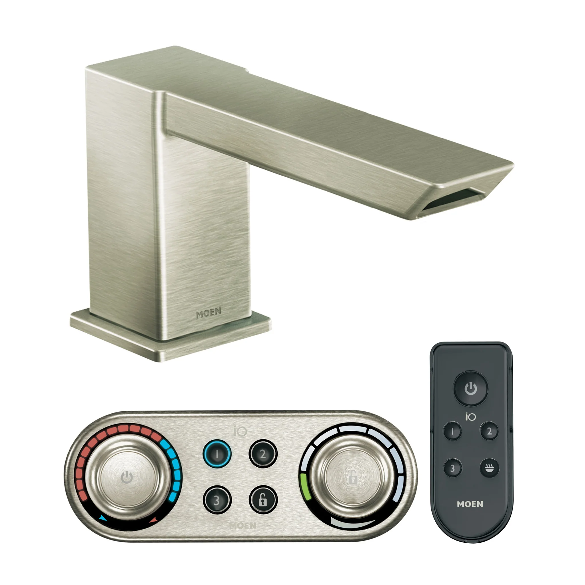9494-90-Degree-Chrome-high-arc-roman-tub-faucet-includes-IoDIGITAL-R-technology-2.webp 90 Degree Chrome high arc roman tub faucet includes IoDIGITAL(R) technology