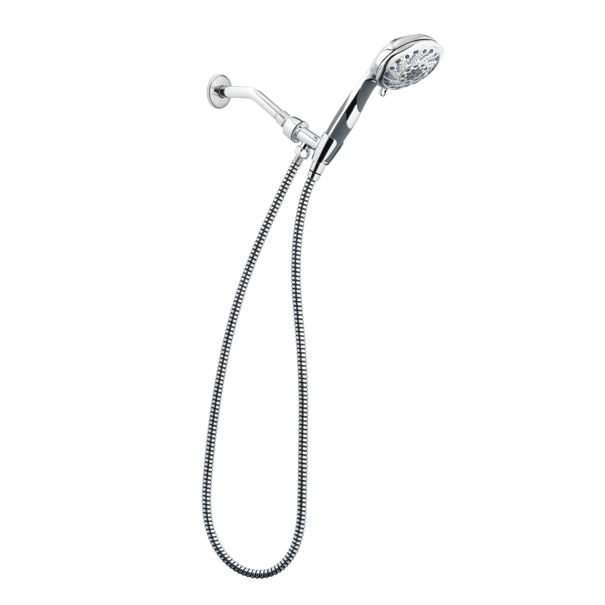 9530-Enliven-Chrome-seven-function-4-diameter-spray-head-handshower-2.webp Enliven Chrome seven-function 4" diameter spray head handshower